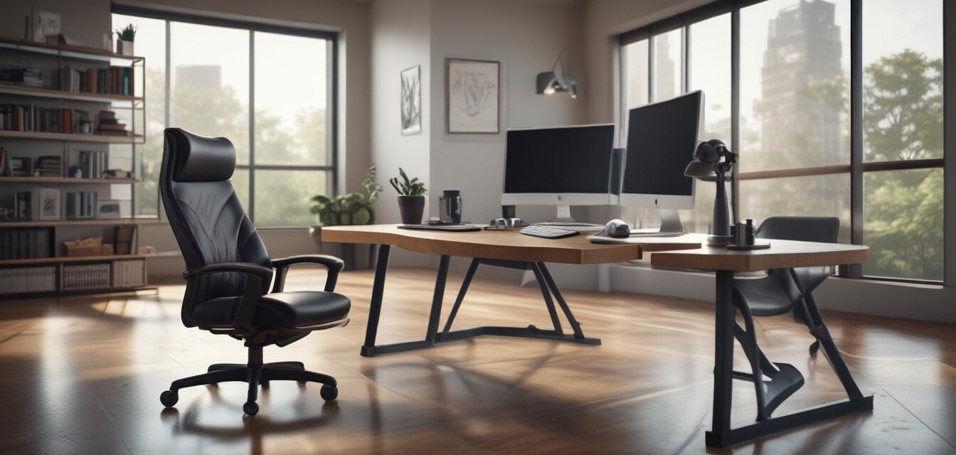 Ergonomic office setup