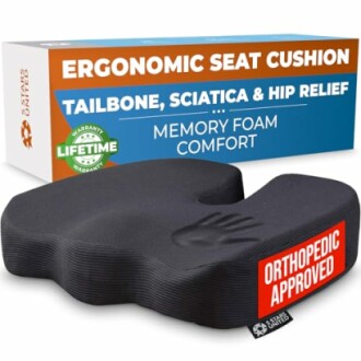 Coussin de siège ergonomique en mousse à mémoire de forme